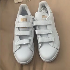 stan smith gold velcro